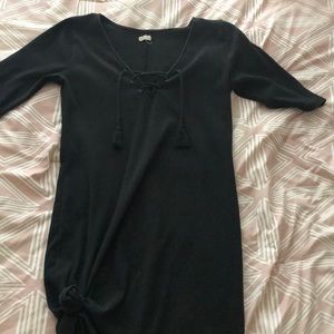 Black summer dress.